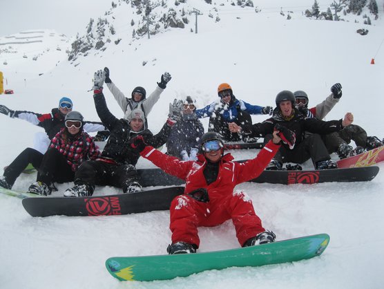 Snowboard Gruppenunterricht